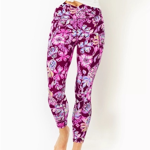 NWOT LILLY PULITZER Lilly Pulitzer UPF 50+ Luxletic High Rise Legging